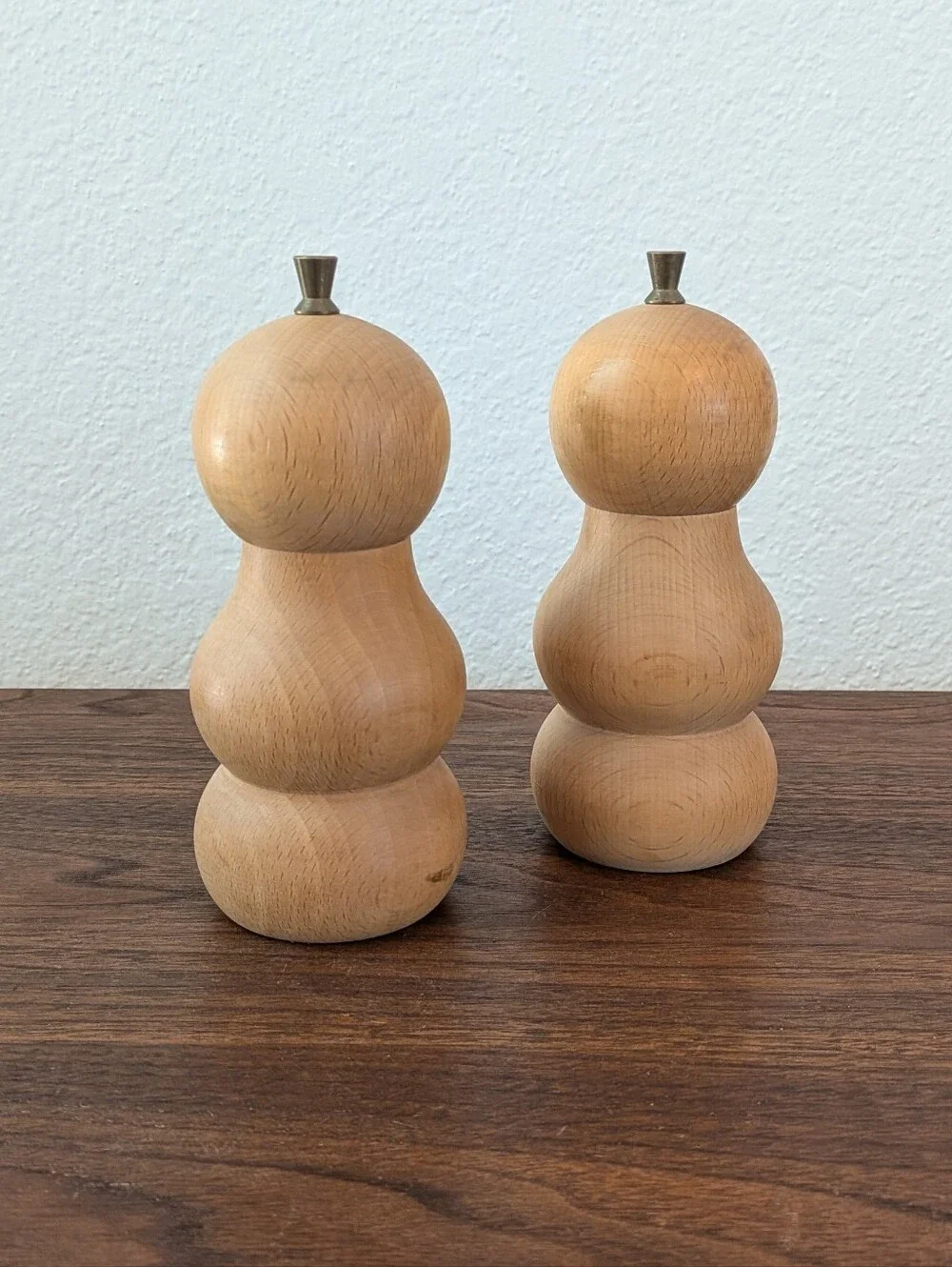 Vintage Denmark Mid-Century Salt And Pepper Grinders 6